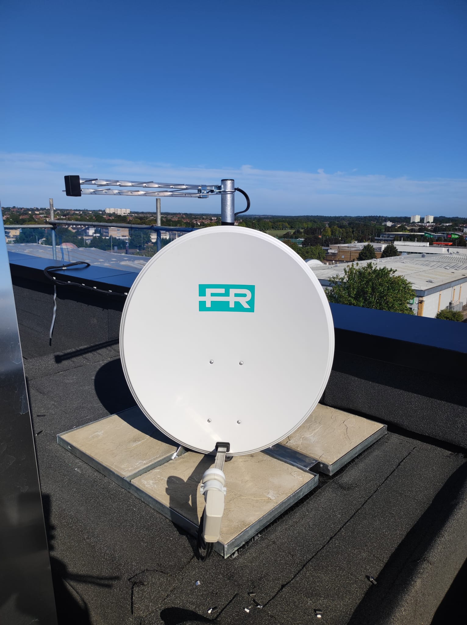 Satellite Dish installation in Enfield by Robson Aerial Services