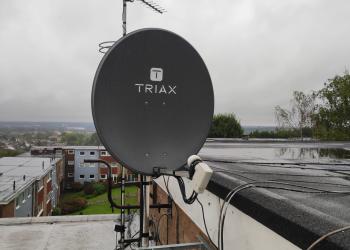 Communal satellite dish installation in Bushey - Robson Aerial Services